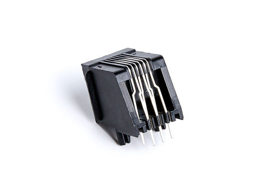 PBT Black RJ11 PCB Jack / Mini Rj11 Connector Without Led TM571511SBX1B